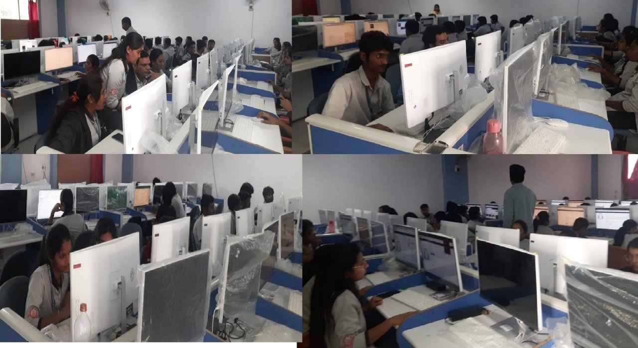 Students at work in a HITS computer laboratory